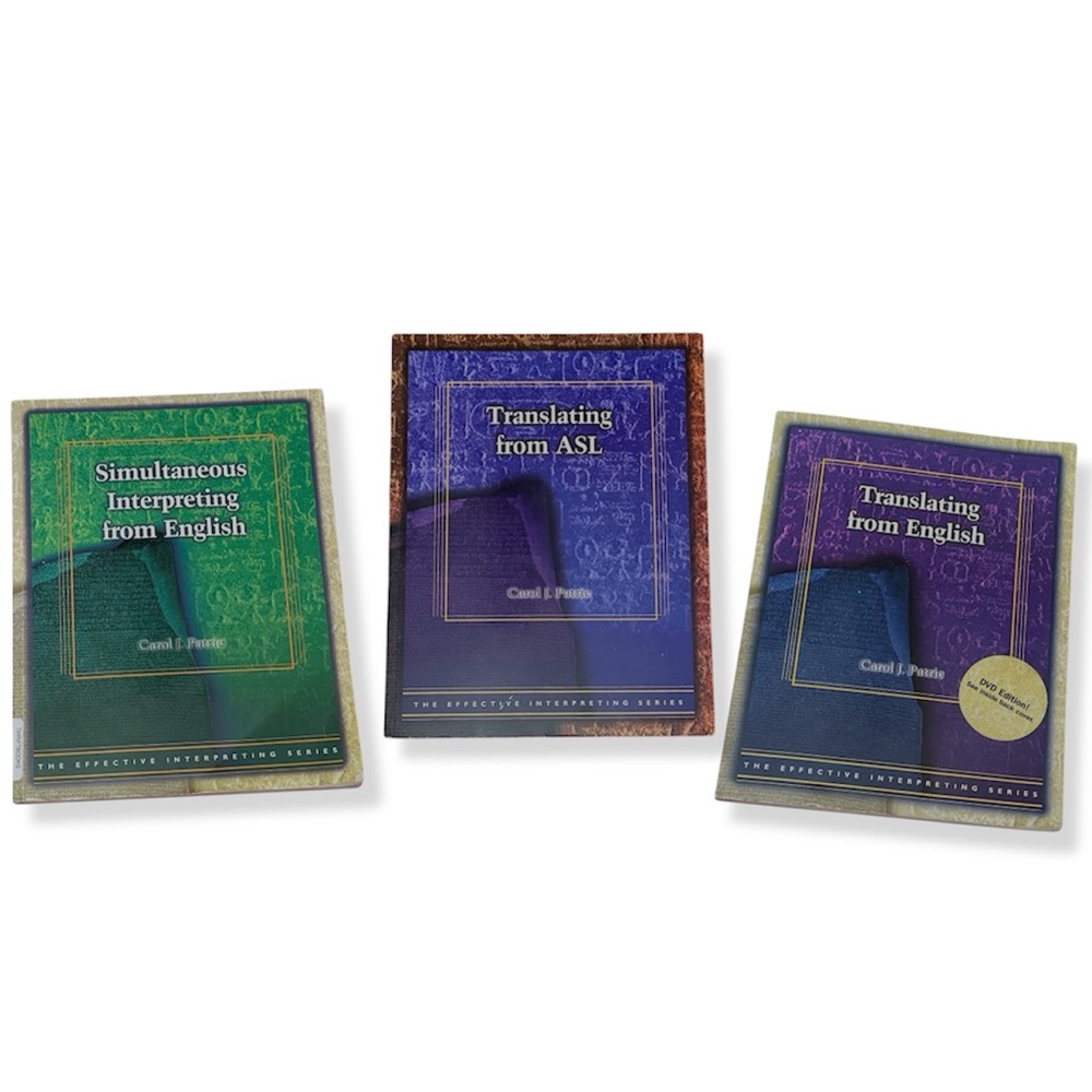 ASL Interpreting Textbooks ***DVDs Included***
